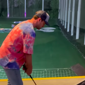 'It looks in sync': Golf fans react as pop star JUSTIN TIMBERLAKE hits the range